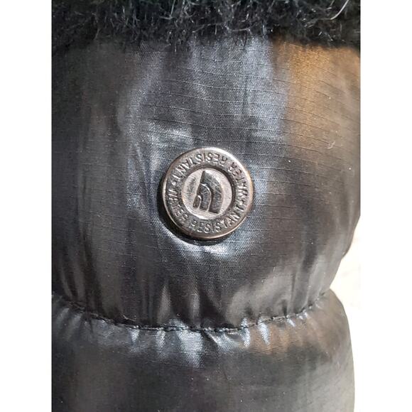 The North Face Appy Women's Boots Black Quilted Puffer Winter Goose Down Size 11 - Picture 6 of 16